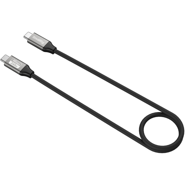 SmallRig Cable USB-C Recto a Recto USB4 40 Gb/s 240W con Brida