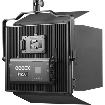 Godox P120Bi Panel LED Bicolor 18x16" 4610 Lux 3200-5600K con Barndoors