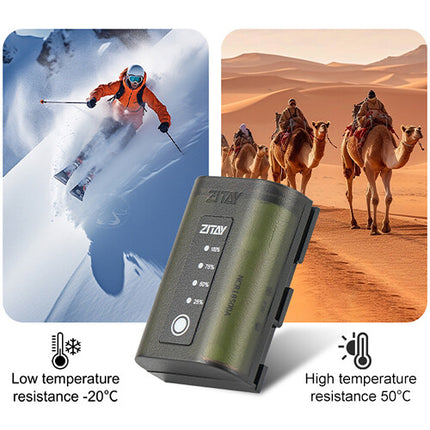 ZITAY LP-E6 Batería Recargable de Ion de Litio 8.4V 2040mAh con Garantía