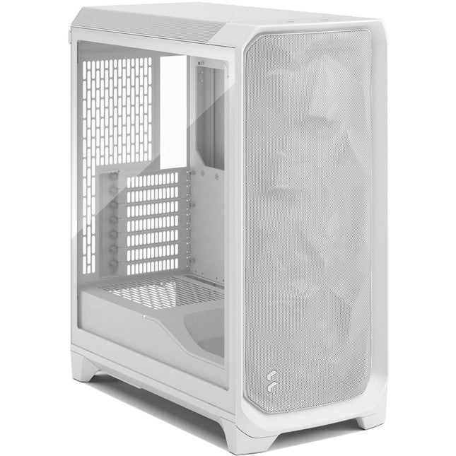 Fractal Design Meshify 3 Caja Mid-Tower Blanca Panel Templado 3 Ventiladores 14cm USB 3.2