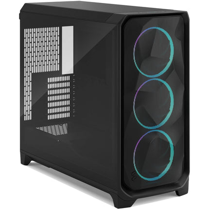 Fractal Design Meshify 3 XL RGB Caja Torre Completa Negro Ventana Templada E-ATX RGB 3 Ventiladores