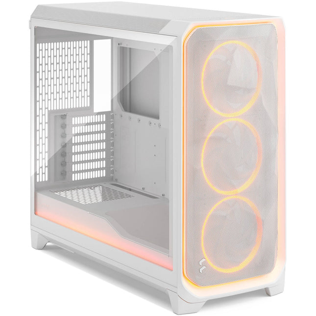 Fractal Design Meshify 3 XL Ambience Pro RGB Torre Completa Blanca Vidrio Templado 3 Ventiladores 20.2 Pulgadas GPU