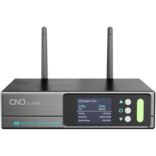CNDLive C6 Codificador y Grabador de Video Dual HDMI y SDI 4K30 1080p60
