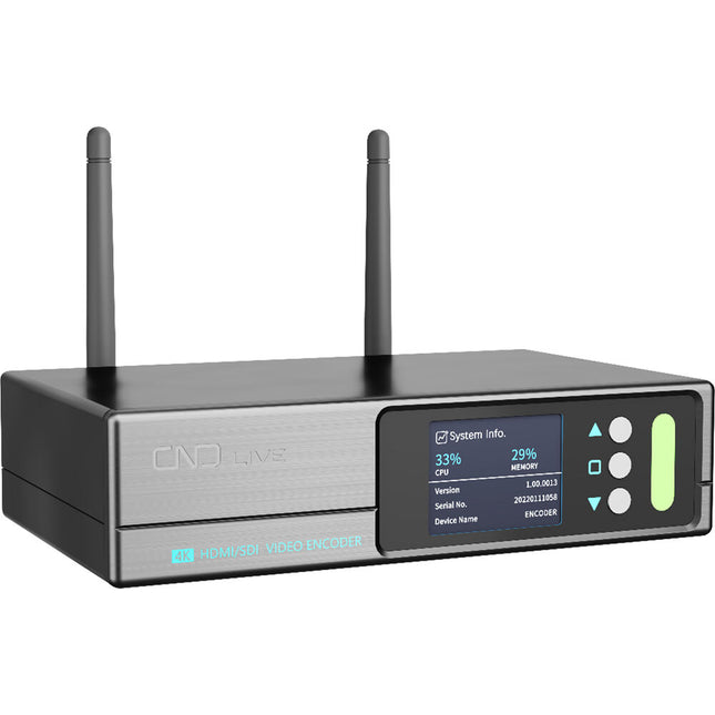 CNDLive C6 Codificador y Grabador de Video Dual HDMI y SDI 4K30 1080p60