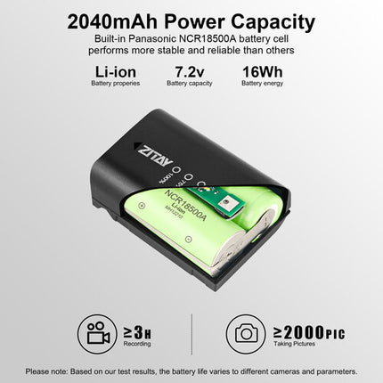 ZITAY NP-FZ100 Batería para Cámaras Sony 2040mAh 7.2V