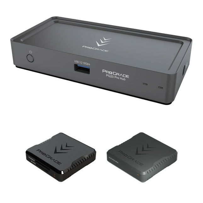 ProGrade Digital PG20 Pro Hub Thunderbolt 4 con Lector CFexpress y SSD 1TB 4000 MBs lectura