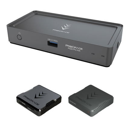 ProGrade Digital PG20 Pro Hub Thunderbolt 4 SSD Externa 2TB y Lector SDXC Dual-Slot UHS-II