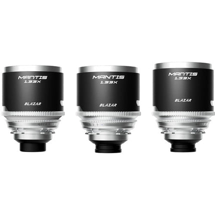 BLAZAR LENS MANTIS T2.0 1.33x Set de lentes anamórfico 35 50 75mm estuche y shims