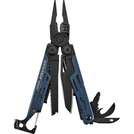 Leatherman Signal Herramienta Multiusos Acero Inoxidable 19 Funciones Funda Nylon Negra
