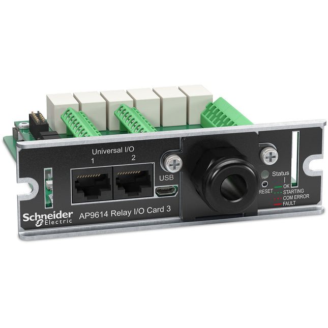 APC Dry Contact I/O SmartSlot Card para dispositivos UPS 160 kVA 6 relés de salida