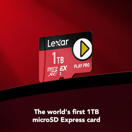 Lexar 1TB PLAY PRO microSDXC tarjeta de memoria 900MBs lectura 600MBs escritura