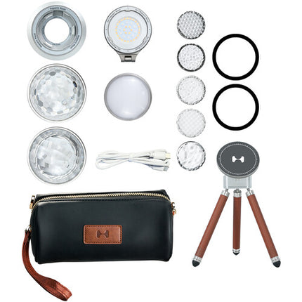 Harlowe Sol 5 Spectra Kit Luz LED RGB Portátil 220 Lumens Batería 1.5h
