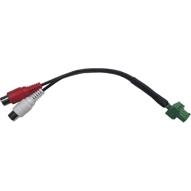 AVPro Edge cable de extracción de audio 3-Pin Phoenix a 2 RCA hembra analógico estéreo
