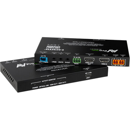 AVPro Edge 8K HDMI Extensor Óptico Multimodo Fibra 300m 40Gbps Kit