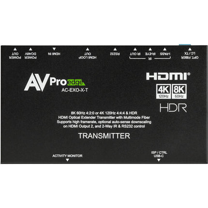 AVPro Edge 8K HDMI Extensor Óptico Multimodo Fibra 300m 40Gbps Kit