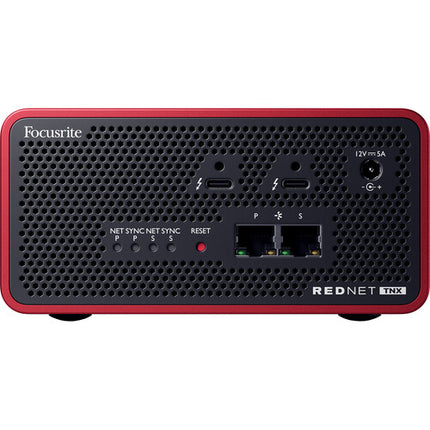 Focusrite RedNet TNX Interfaz portátil Thunderbolt 3 y Dante 128x128 canales 24 Bit 192 kHz