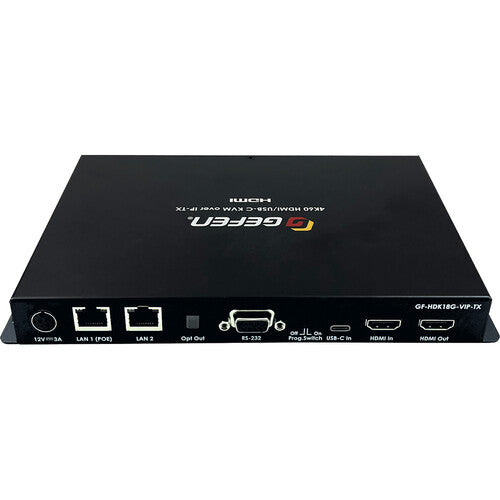 Gefen Gen3 Transmisor HDMI AV IP KVM 4K60 HDR 4x4x4 Gigabit LAN