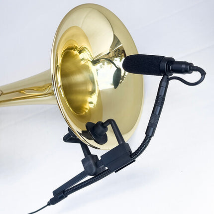 Airwave Technologies AT-INSTRUMENT Micrófono Condensador Supercardioide con Clip y Cable XLR de 6 pies