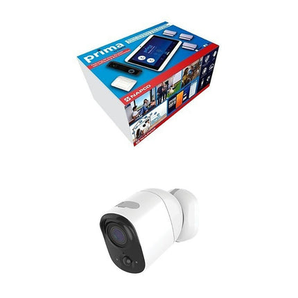 Prima by Napco PKIT1DA Sistema Wi-Fi Todo en Uno Pantalla 7" 1080p Cámara 2MP Exterior