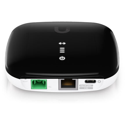 Ubiquiti UISP Fiber XG Unidad de Red Óptica 10G XGS-PON 2.5G 12.43 Millas Montaje Pared