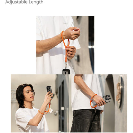 SmallRig FilMov Correa de Muñeca para Teléfono Ajustable de Nylon Naranja