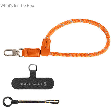 SmallRig FilMov Correa de Muñeca para Teléfono Ajustable de Nylon Naranja