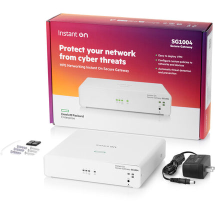 HPE Networking Instant On SG1004 Gateway seguro 4 puertos 930Mb/s firewall rendimiento