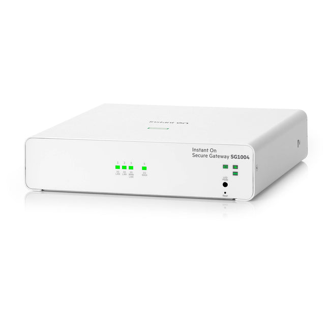 HPE Networking Instant On SG1004 Gateway seguro 4 puertos 930Mb/s firewall rendimiento