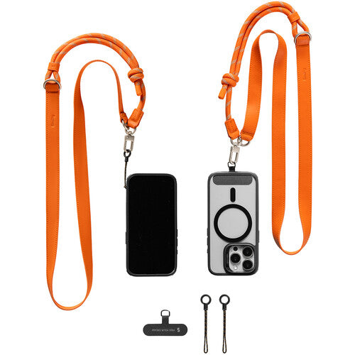 SmallRig FilMov Correa de Hombro para Teléfono Nylon Ajustable Naranja