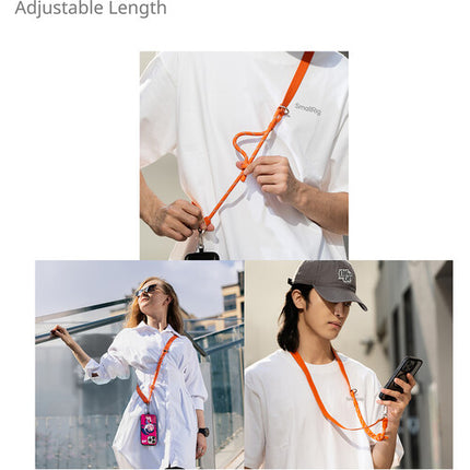 SmallRig FilMov Correa de Hombro para Teléfono Nylon Ajustable Naranja