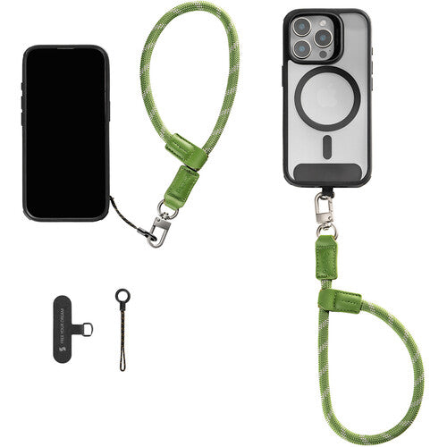 SmallRig FilMov Correa de Muñeca para Teléfono Verde Ajustable de Nylon