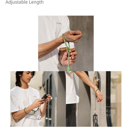 SmallRig FilMov Correa de Muñeca para Teléfono Verde Ajustable de Nylon