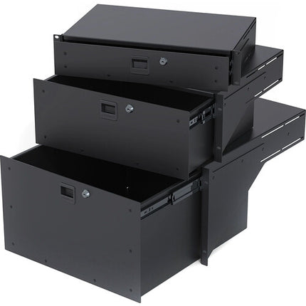 Penn Elcom Cajón para Rack Ligero 18" Profundidad 2 RU con Cerradura