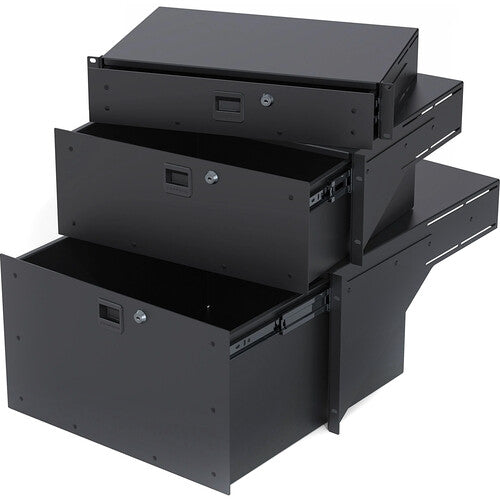 Penn Elcom Cajón para Rack Ligero 18" Profundidad 2 RU con Cerradura