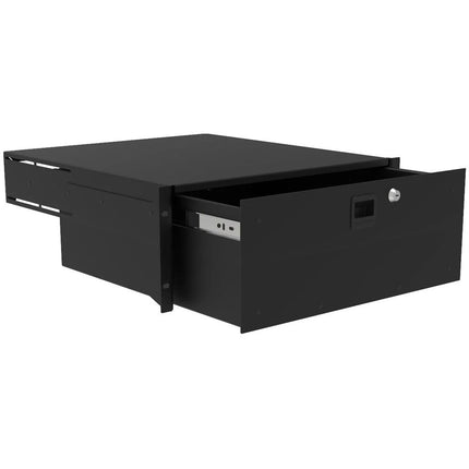 Penn Elcom Cajón para Rack Ligero 18" Profundidad 4 RU con Cerradura y Capacidad 35 kg