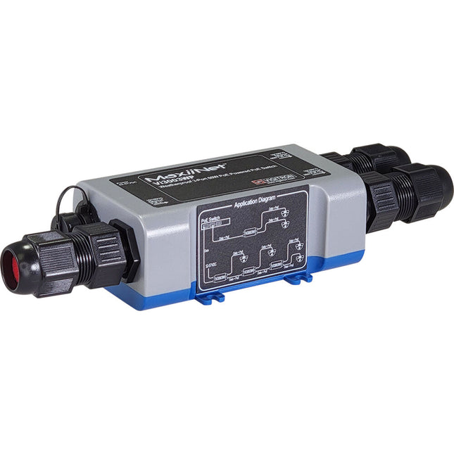 Vigitron MaxiiNet Vi3003WP Switch exterior 3 puertos Gigabit PoE 60W IP67 resistente agua