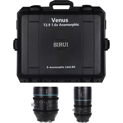 Sirui T2.9 1.6x Set de lentes anamórficas 35 y 100mm Full-Frame montura RF