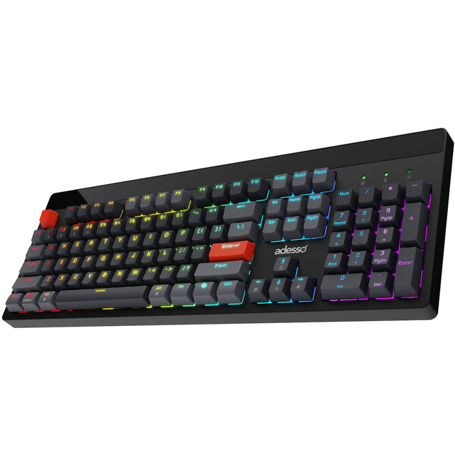 Adesso EasyTouch 1300 Teclado Mecánico Inalámbrico RGB 3000mAh