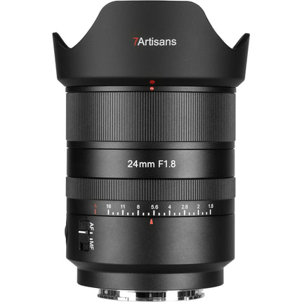 7Artisans 24mm f/1.8 AF Objetivo Sony E angular rápido con USB-C