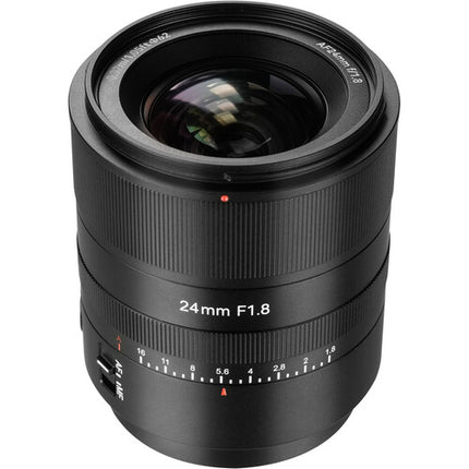 7Artisans 24mm f/1.8 AF Objetivo Sony E angular rápido con USB-C