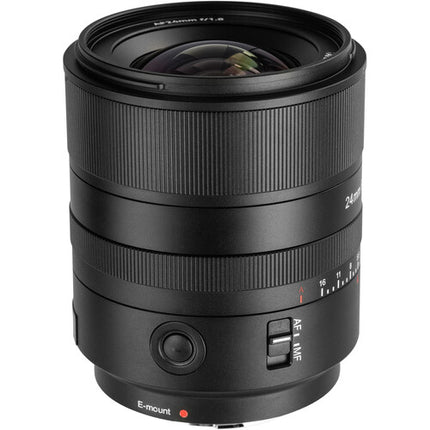 7Artisans 24mm f/1.8 AF Objetivo Sony E angular rápido con USB-C