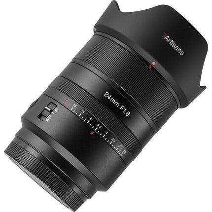 7Artisans 24mm f/1.8 AF Objetivo Sony E angular rápido con USB-C