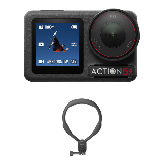 DJI Osmo Action 5 Pro Kit combo con batería Plus y montura de cuello