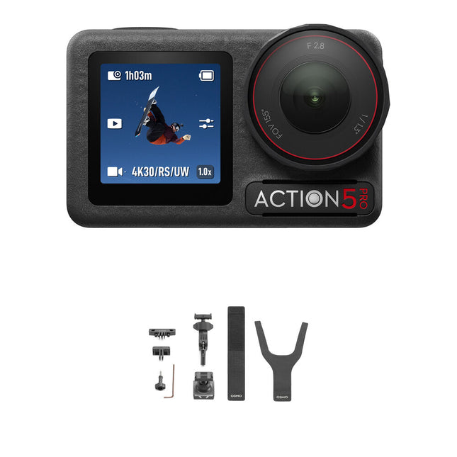 DJI Osmo Action 5 Pro Kit de Acción para Ciclismo con Montura y Correa 360°