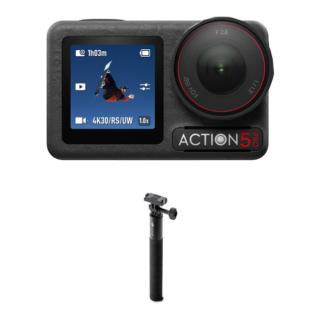 DJI Osmo Action 5 Pro Kit Combo de cámara deportiva con varilla extensión 1.5m