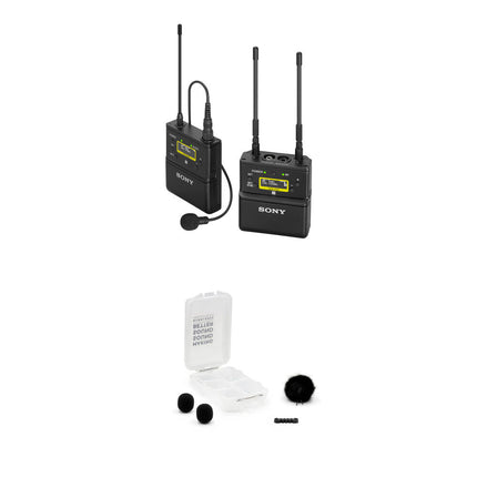 Sony UWP-D21 Sistema Micrófono Lavalier Inalámbrico Omnidireccional Kit Exterior Negro
