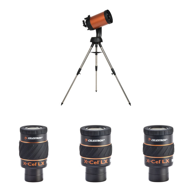 Celestron NexStar 8SE Telescopio Schmidt-Cassegrain 203mm f10 Motor GoTo Kit de Oculares