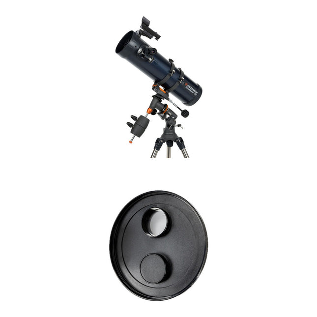 Celestron AstroMaster 130EQ Telescopio Reflector 130mm 650mm Filtro Solar EclipSmart