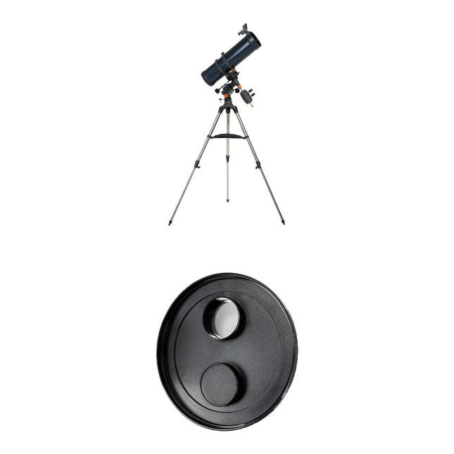Celestron AstroMaster 130EQ-MD telescopio reflector 130mm f5 con filtro solar EclipSmart