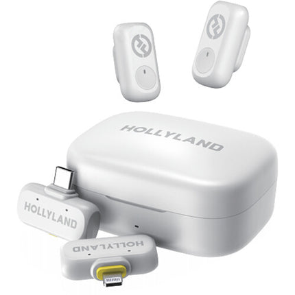 Hollyland LARK A1 Combo sistema micrófono inalámbrico 2 personas 650' alcance 9 h batería
